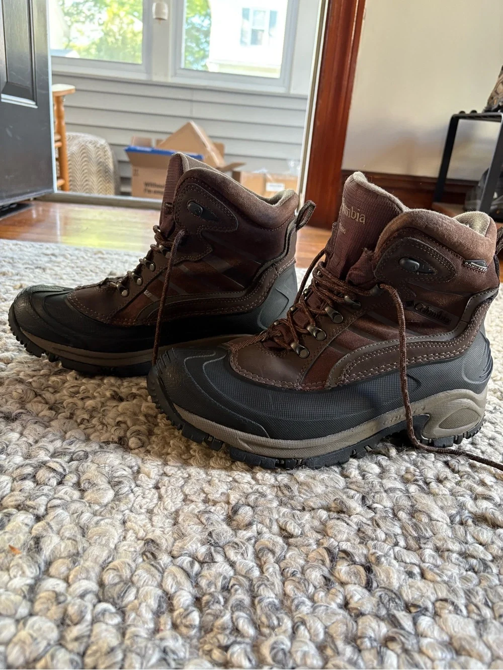 Columbia Men's Bugaboot Plus II Brown and Black Winter Boots
